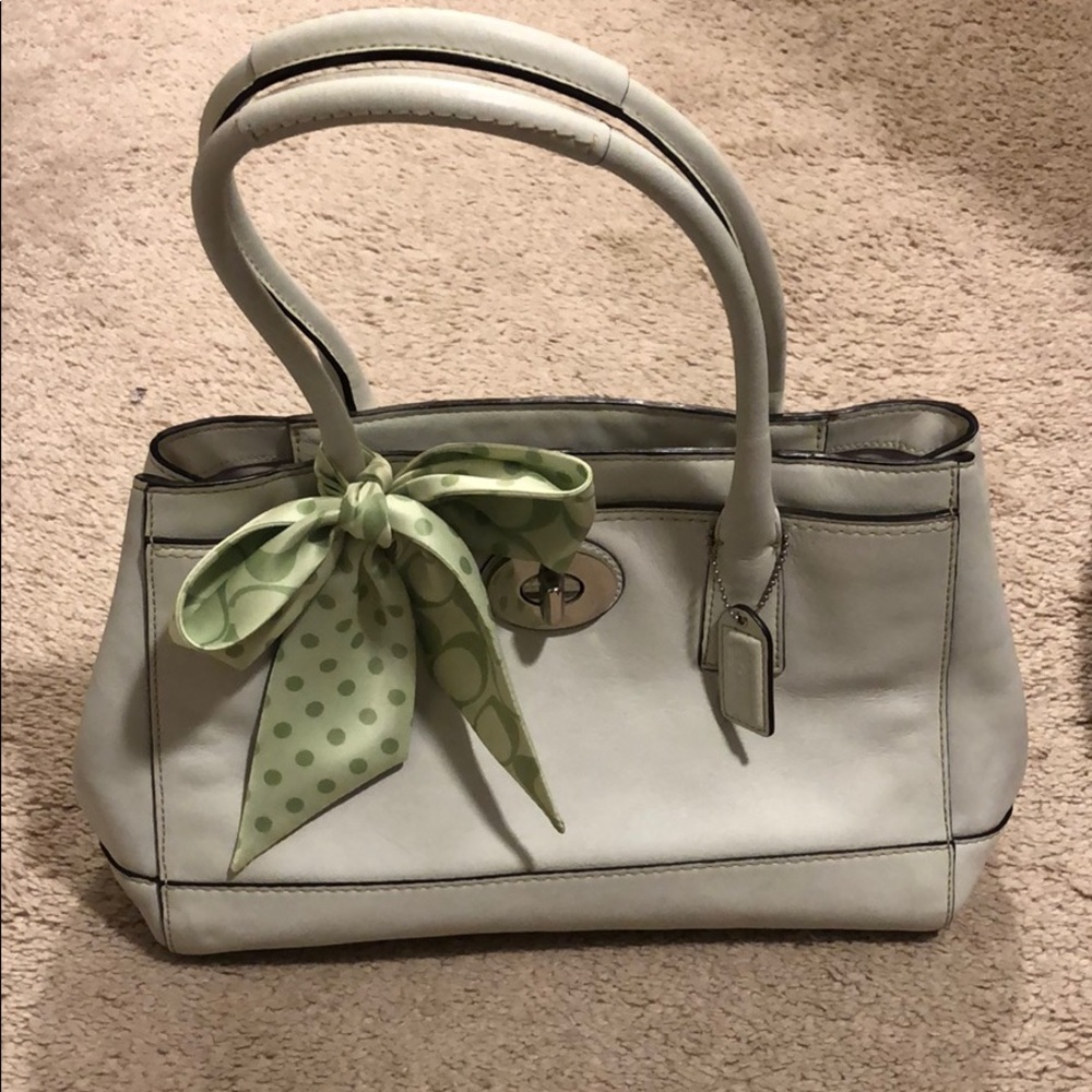 Coach leather handbag